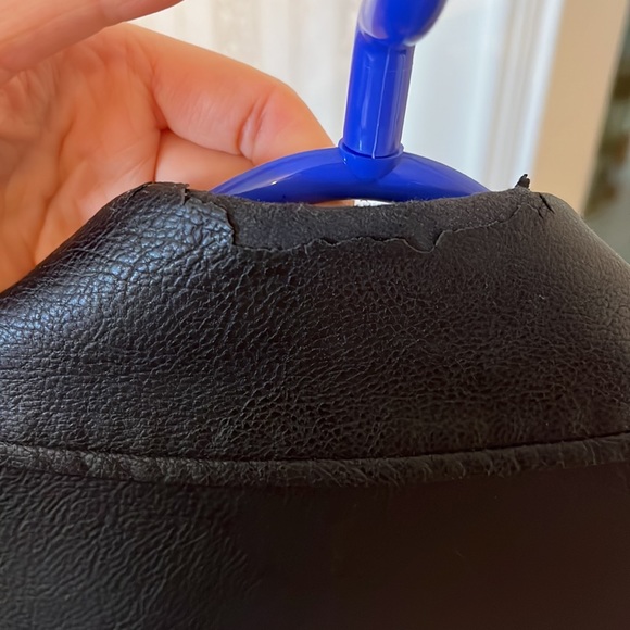 Oak and Fort Oversized Vegan Leather Jacket OS - Picture 2 of 3